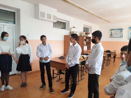 "№48 жалпы орта білім беретін мектебінде" 2021 жылдың 20 қыркүйегінде құқық бұзушылықтың алдын алу мақсатында 9-сынып оқушыларына "Мен жарқын болашақт